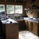 Kitchen in the hunting cabin
