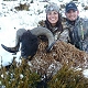 The Dunbars at Glen Dene, with an Arapawa Ram
