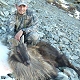 The Dunbars at Glen Dene, with a Himalayan Bull Tahr
