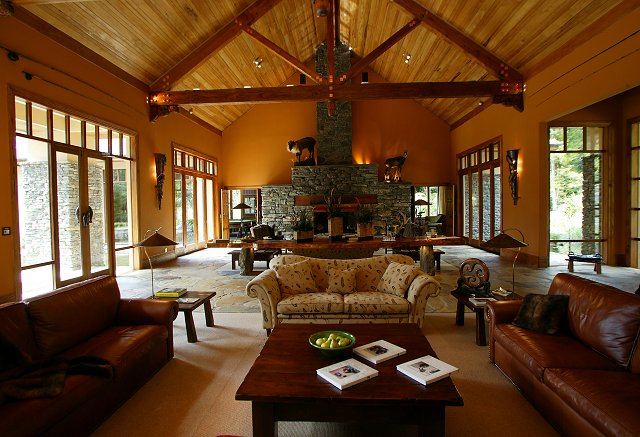 The Great Room at Treetops Lodge.