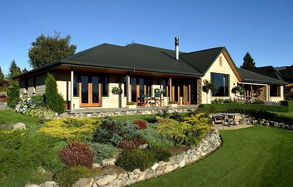 Exterior of Lake Tekapo Luxury Lodge.