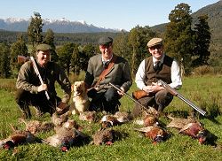 Wilderness Quest New Zealand: Game Bird Supa - New Zealand hunting packages by Sunspots Safaris